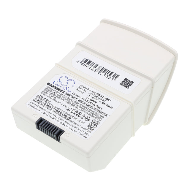 10.9V, Li-ion, 8400mAh, Medical battery fits Onyx Healthcare, 9789BALX02, OPM-P02T, OPM-P02T-00, 91.56Wh Medical Cameron Sino Technology Limited (Medical)
