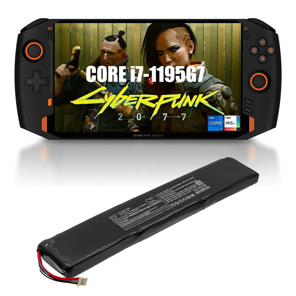 11.1V, Li-Polymer, 4400mAh, Game Console battery fits Onexplayer, Aec627138, 1s Game Player, 48.84Wh Game Console Cameron Sino Technology Limited