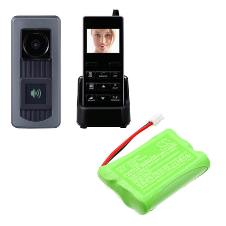 3.6V, Ni-MH, 800mAh, Alarm System battery fits Optex, OPIVPBAT, iVision+ handheld monitor, 2.88Wh Alarm System Cameron Sino Technology Limited
