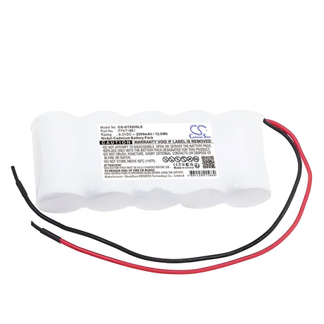 6.0V, Ni-CD, 2000mAh, Emergency Lighting battery fits Otis, Ffa718b1, 2000, Emergency Power Supply Ecu 2, 12.0Wh Emergency Lighting Cameron Sino Technology Limited