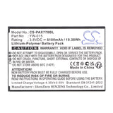 3.8V, Li-Polymer, 5100mAh, Payment Terminal battery fits Pax, Yw-009, A77, 19.38Wh Payment Terminal Cameron Sino Technology Limited