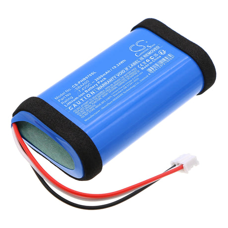 7.4V, Li-ion, 2600mAh, Speaker battery fits Philips, SBAA00, Audio Fidelio B97/1, B97/10, 19.24Wh Speaker Cameron Sino Technology Limited