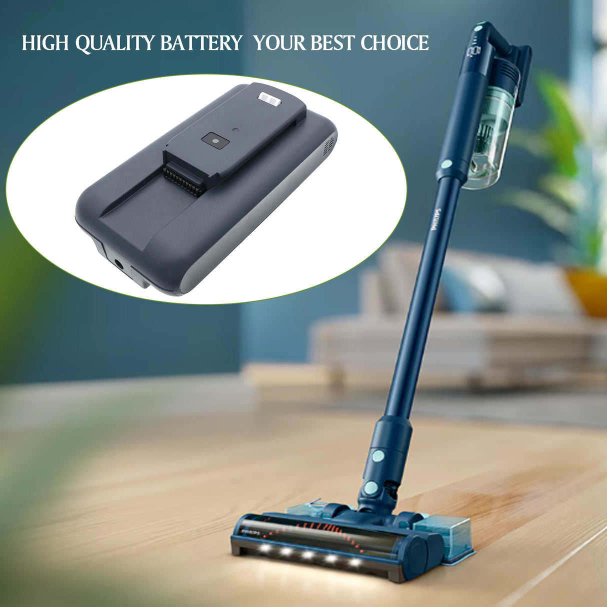 25.2V, Li-ion, 2500mAh, Vacuum battery fits Philips, 2441846-62, Aqua Series 5000, Series 5000, 63Wh Vacuum Cameron Sino Technology Limited