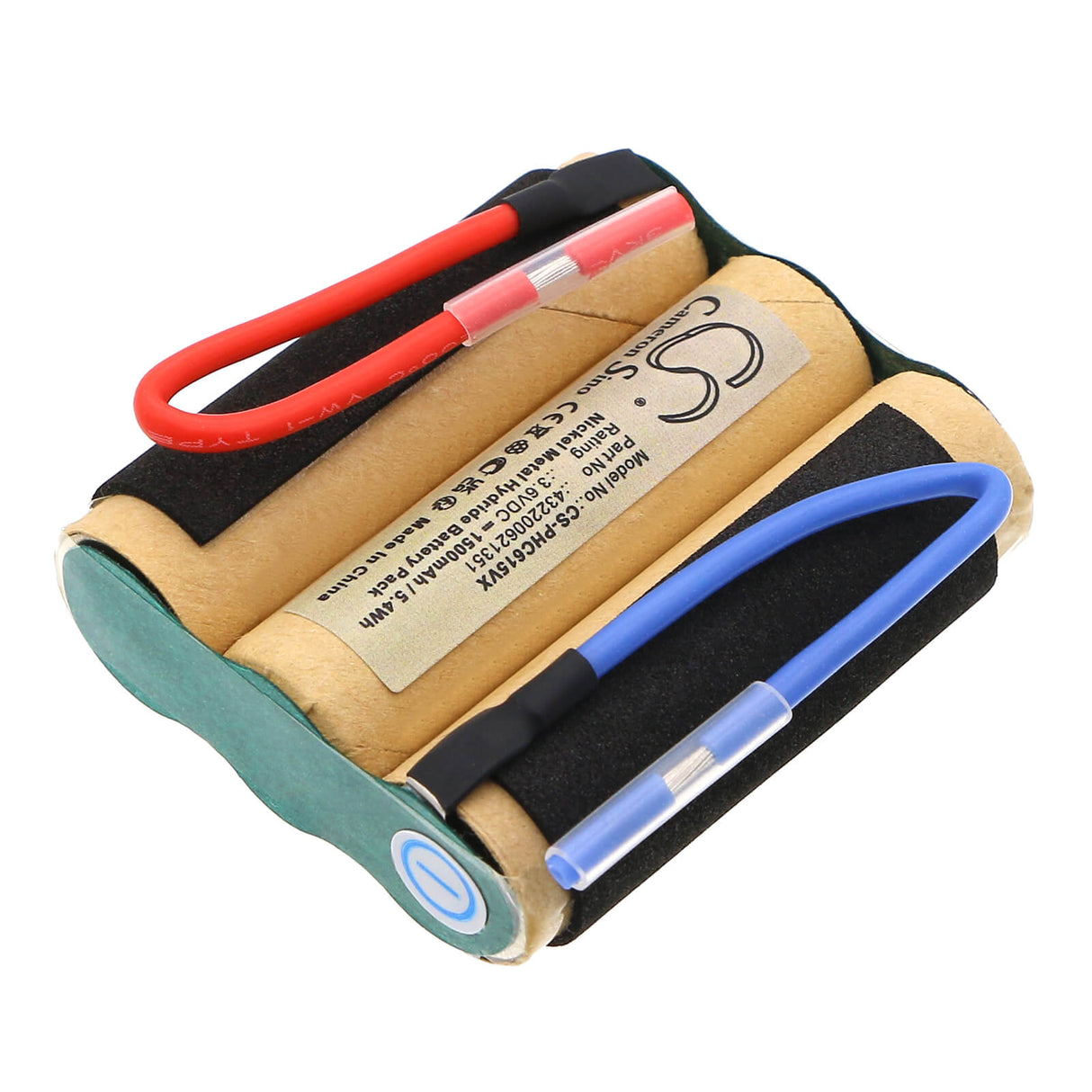 3.6V, Ni-MH, 1500mAh, Vacuum battery fits Philips, 432200621351, Fc6150, Fc6150/1, 5.4Wh Vacuum Cameron Sino Technology Limited
