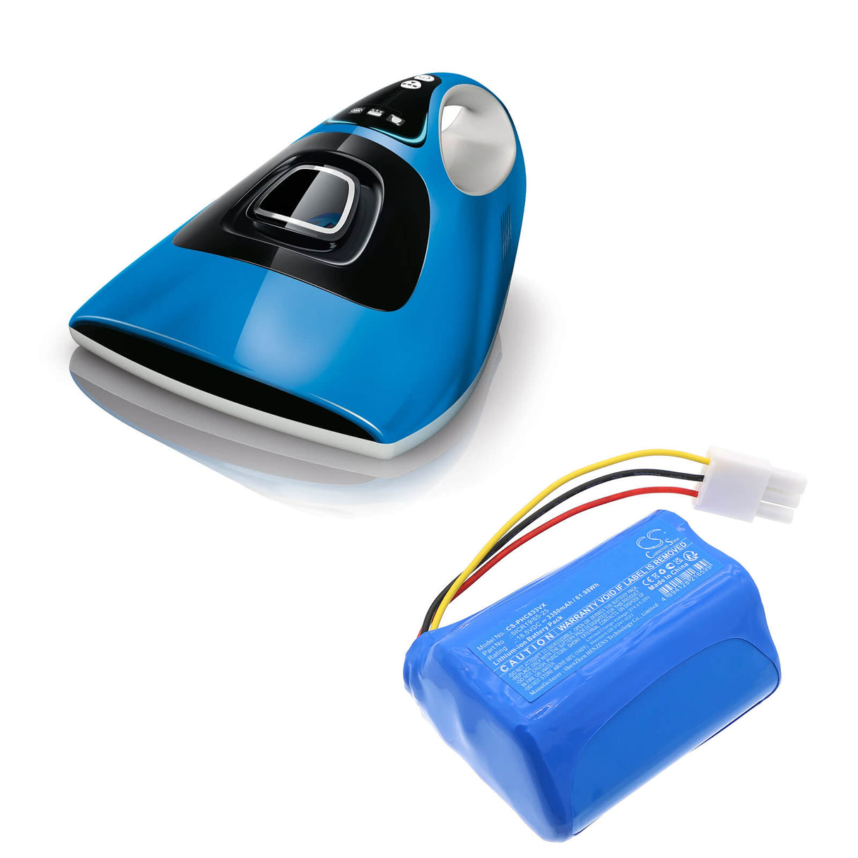 18.5V, Li-ion, 3350mAh, Vacuum battery fits Philips, 5icr19/65-25, Fc6231, Fc6232, 61.98Wh Vacuum Cameron Sino Technology Limited