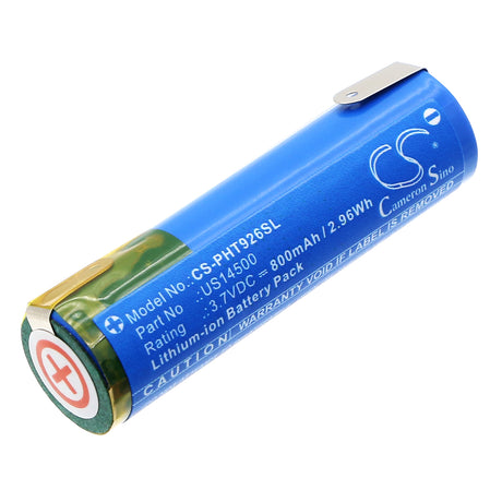 3.7V, Li-ion, 800mAh, Shaver battery fits Philips, At750, At751, 2.96Wh Shaver Cameron Sino Technology Limited