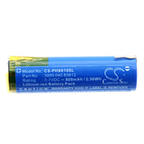 3.7V, Li-ion, 800mAh, Shaver battery fits Oral-b, 10000, 3765, 2.96Wh Shaver Cameron Sino Technology Limited