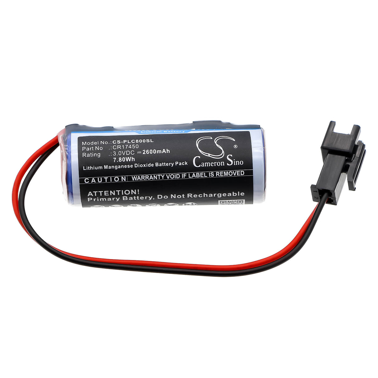 PLC Battery for Automatic Flusher Cr8.l, Cr8.lhc 3.0v, 2600mah - 7.80wh PLC Cameron Sino Technology Limited