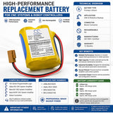 PLC Battery for Fanuc 18-t Series Programmable Logic Controllers, Robot Controllers, Alpha Isv Cnc System Amplifiers 6v, 2400mah - 1 PLC Cameron Sino Technology Limited