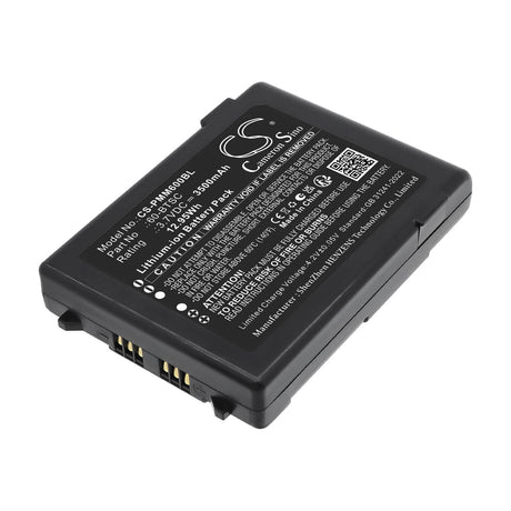 3.7V, Li-ion, 3500mAh, Barcode Scanner battery fits Point Mobile, 60-BTSC, PM60, 12.95Wh Barcode Scanner Cameron Sino Technology Limited