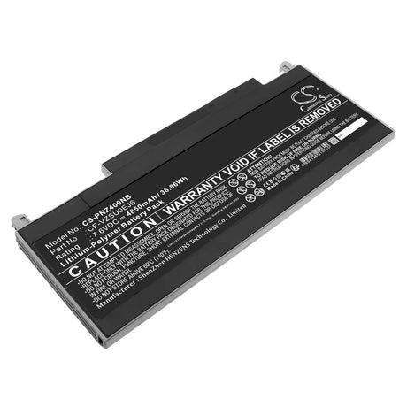 7.6V, Li-Polymer, 4850mAh, Notebook, Laptop battery fits Panasonic, Cf-rz4, Cf-rz5, 36.86Wh Notebook, Laptop Cameron Sino Technology Limited