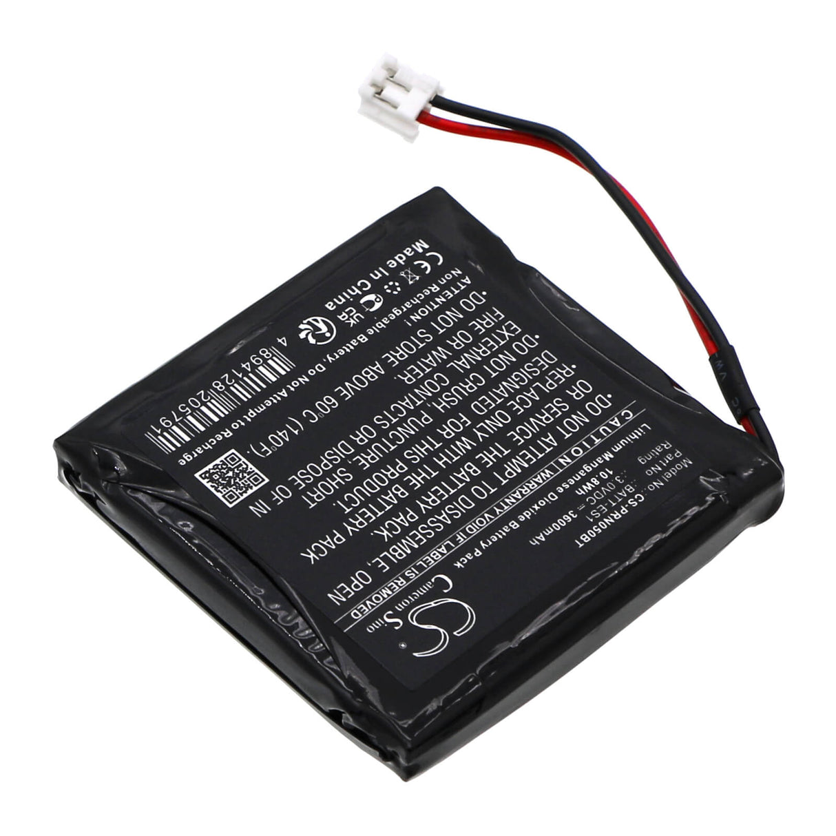 3.0V, Li-MnO2, 3600mAh Alarm Battery Fits Hikvision, Ds-pd2-t10p-weh/ds-pd2-t12p-we, 10.8Wh Alarm System Cameron Sino Technology Limited