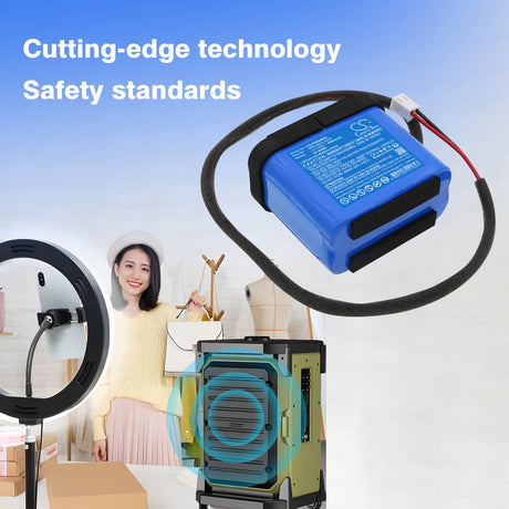 14.4V, Li-ion, 6800mAh, Speaker battery fits Philips, INR18650-4S2P, SD80, SD80 Outdoor speaker, 97.92Wh Speaker Cameron Sino Technology Limited