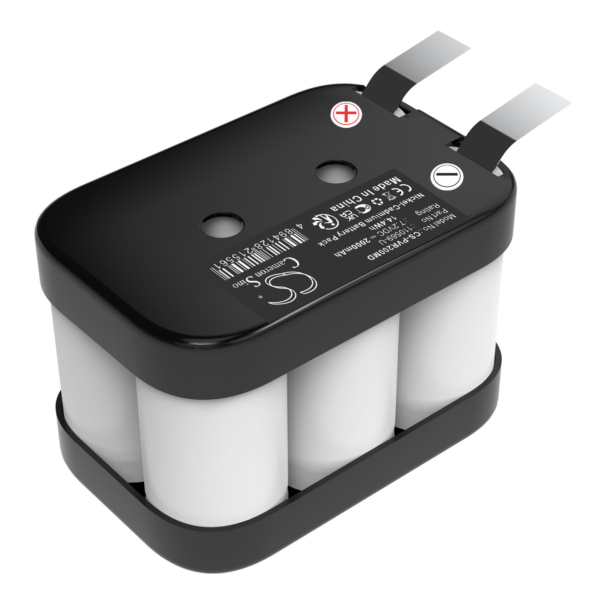 7.2V, Ni-CD, 2000mAh, Medical battery fits Physiomed, 110569-u, Hivamat 200, Hivamat 200 Muscle Stimulator, 14.4Wh Medical Cameron Sino Technology Limited (Medical)