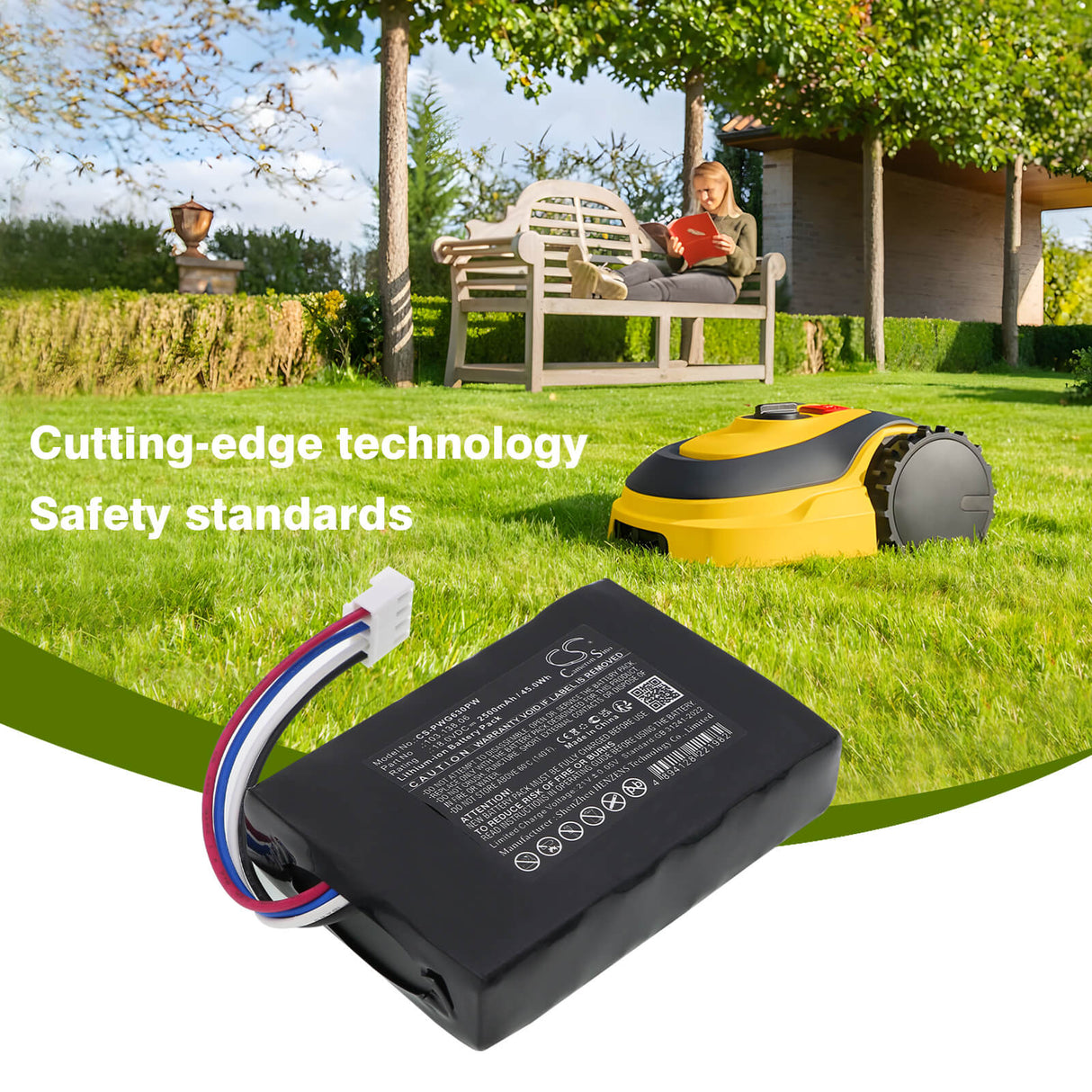18.0V, Li-ion, 2500mAh, Lawn Mowers battery fits Powerplus, 103.138.06, POWXG6305, 45.00Wh Lawn Mowers Cameron Sino Technology Limited
