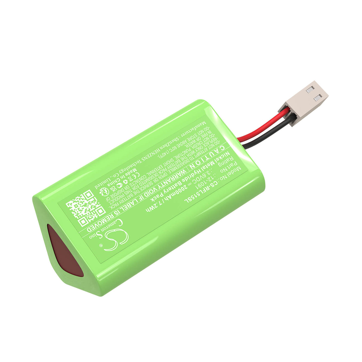 3.6V, Ni-MH, 2000mAh, Equipment, Survey, Test battery fits Geo-Fennel, 12-1091, Rotationslaser EL 515, 7.2Wh Equipment, Survey, Test Cameron Sino Technology Limited