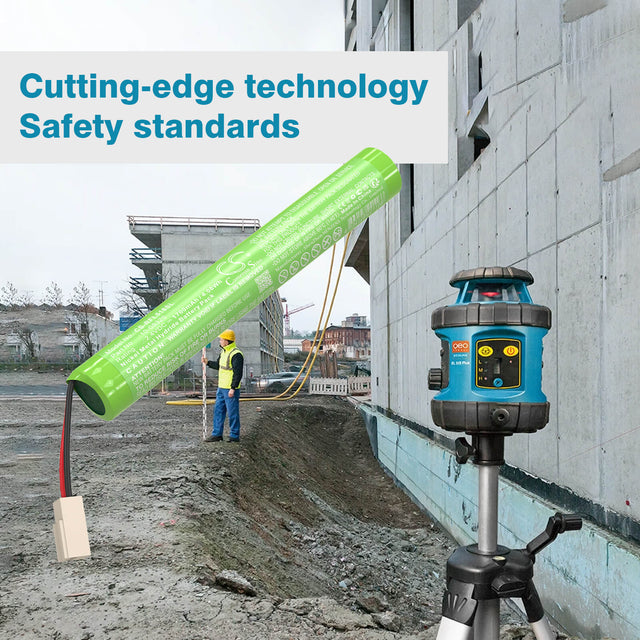 2.4V, Ni-MH, 1700mAh, Equipment, Survey, Test battery fits Geo-Fennel, 10-08320, FL190, Rotationslaser EL 515 Plus, 4.08Wh Equipment, Survey, Test Cameron Sino Technology Limited