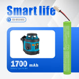 2.4V, Ni-MH, 1700mAh, Equipment, Survey, Test battery fits Geo-Fennel, 10-08320, FL190, Rotationslaser EL 515 Plus, 4.08Wh Equipment, Survey, Test Cameron Sino Technology Limited