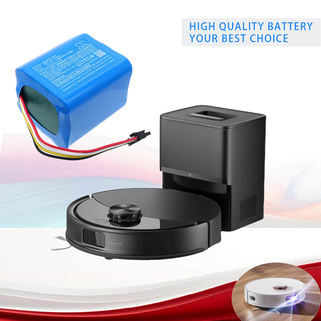 14.4V, Li-ion, 5200mAh, Vacuum battery fits Roborock, BRR-42C-5200AD, P20 Pro, 74.88Wh Vacuum Cameron Sino Technology Limited
