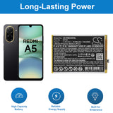 3,85V, Li-Polymer, 5100mAh, Mobile, Batterie de téléphone intelligent compatible avec Redmi, BP5E, A5 4G, 19,63Wh Mobile, Téléphone intelligent Cameron Sino Technology Limited