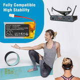 3.7V, Li-Polymer, 230mAh, Wireless Headset battery fits Samson, 1-OTH0138, AirLine 88, AirLine 99M, 0.85Wh Wireless Headset Cameron Sino Technology Limited
