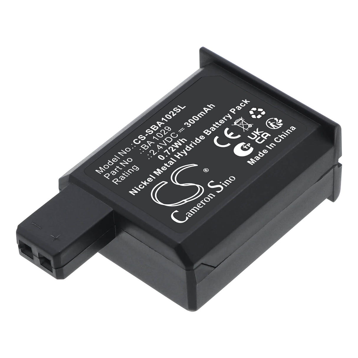 2.4V, Ni-MH, 300mAh, Transmitters & Receiver battery fits Sennheiser, BA1029, EKI1029, Receiver EKI 1029, 0.72Wh Transmitters & Receiver Cameron Sino Technology Limited