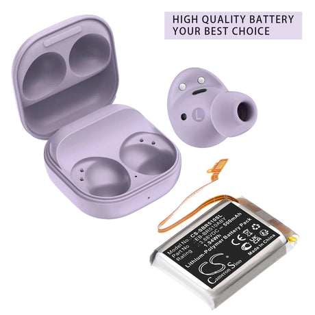 3.88V, Li-Polymer, 500mAh, Wireless Headset battery fits Samsung, EB-BR510ABY, EP-QR510 Charging Case, Galaxy Buds Pro 2 Charging Case, 1.94Wh Wireless Headset Cameron Sino Technology Limited