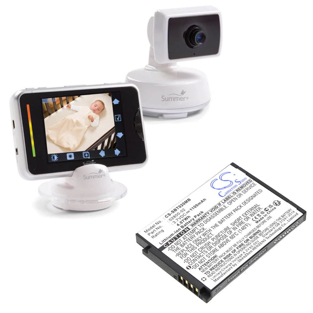 Babyphone Battery For Summer Baby, Baby Touch 02000, Baby Touch 02004 3.7v, 1100mah - 4.07wh BabyPhone Cameron Sino Technology Limited