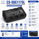 7.4V, Li-ion, 2600mAh, Equipment battery fits Sokkia, 20545, Juniper Mesa Field, Topcon Tesla, 19.24Wh Equipment, Survey, Test Cameron Sino Technology Limited