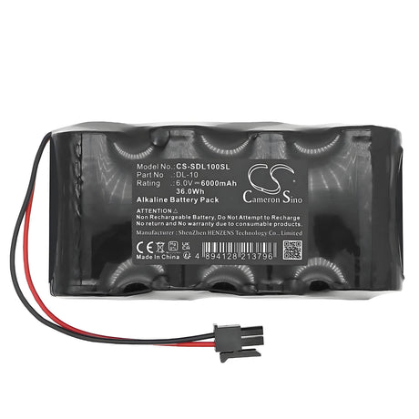 6.0V, Alkaline, 6000mAh, Door Lock battery fits Saflok, S1346-1, 36.0Wh Door Lock Cameron Sino Technology Limited