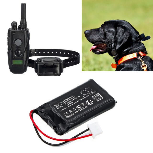 3.7V, Li-Polymer, 450mAh, Dog Collar battery fits Dogtra, Ae562438p6h, Transmitter 280c, Transmitter Iq, 1.67Wh Dog Collar Cameron Sino Technology Limited
