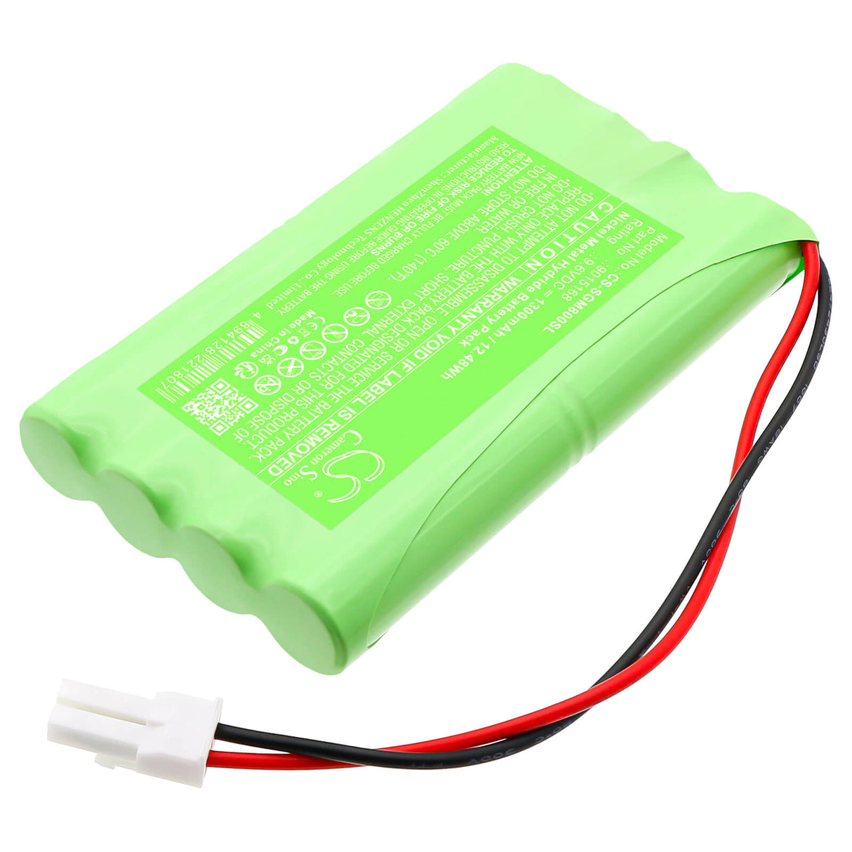 9.6V, Ni-MH, 1300mAh, Smart Home battery fits Simu, 9015168, GM1000, GM800, 12.48Wh Smart Home Cameron Sino Technology Limited