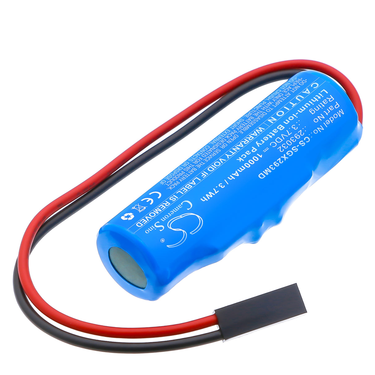 3.7V, Li-ion, 1000mAh, Medical battery fits Scilogex, 293032, Levo PLUS, Levo Plus Motorized Pipette Fi, 3.7Wh Medical Cameron Sino Technology Limited (Medical)