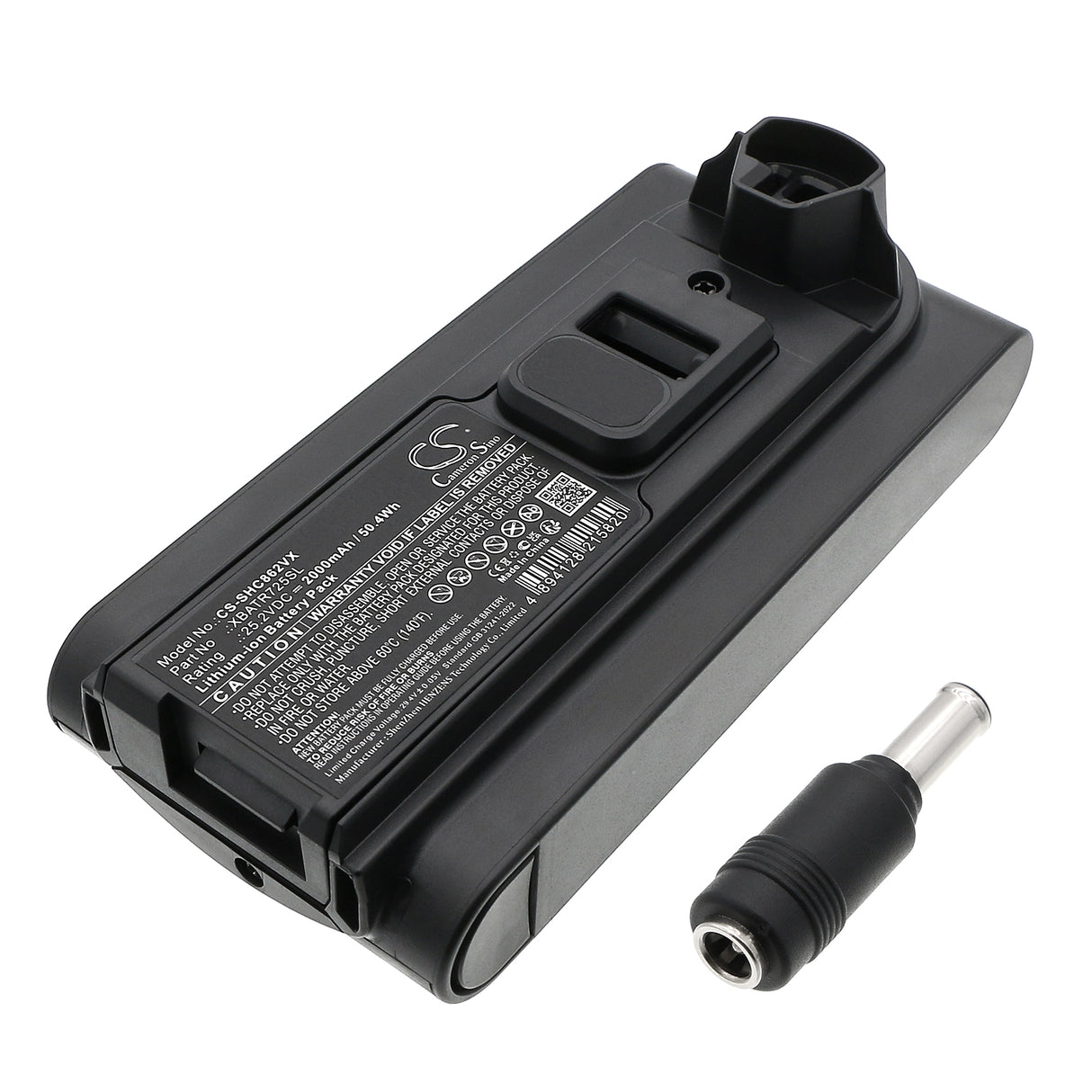 25.2V, Li-ion, 2000mAh, Vacuum battery fits Shark, Xbatr725sl, Cordless Stratos, Iz840h, 50.4Wh Vacuum Cameron Sino Technology Limited
