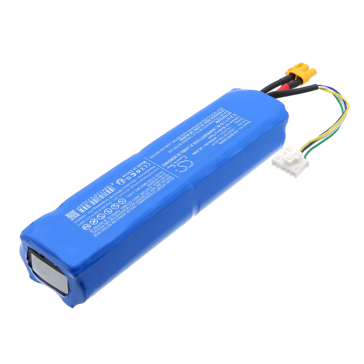 14.4V, Li-ion, 2000mAh, Vacuum battery fits Shark, XFBTHX100-4S1P, HX100, HX100UKT, 28.8Wh Vacuum Cameron Sino Technology Limited