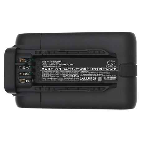 18V, Li-ion, 3750mAh, Vacuum battery fits Shark, XIABTR540, 67.5Wh Vacuum Cameron Sino Technology Limited