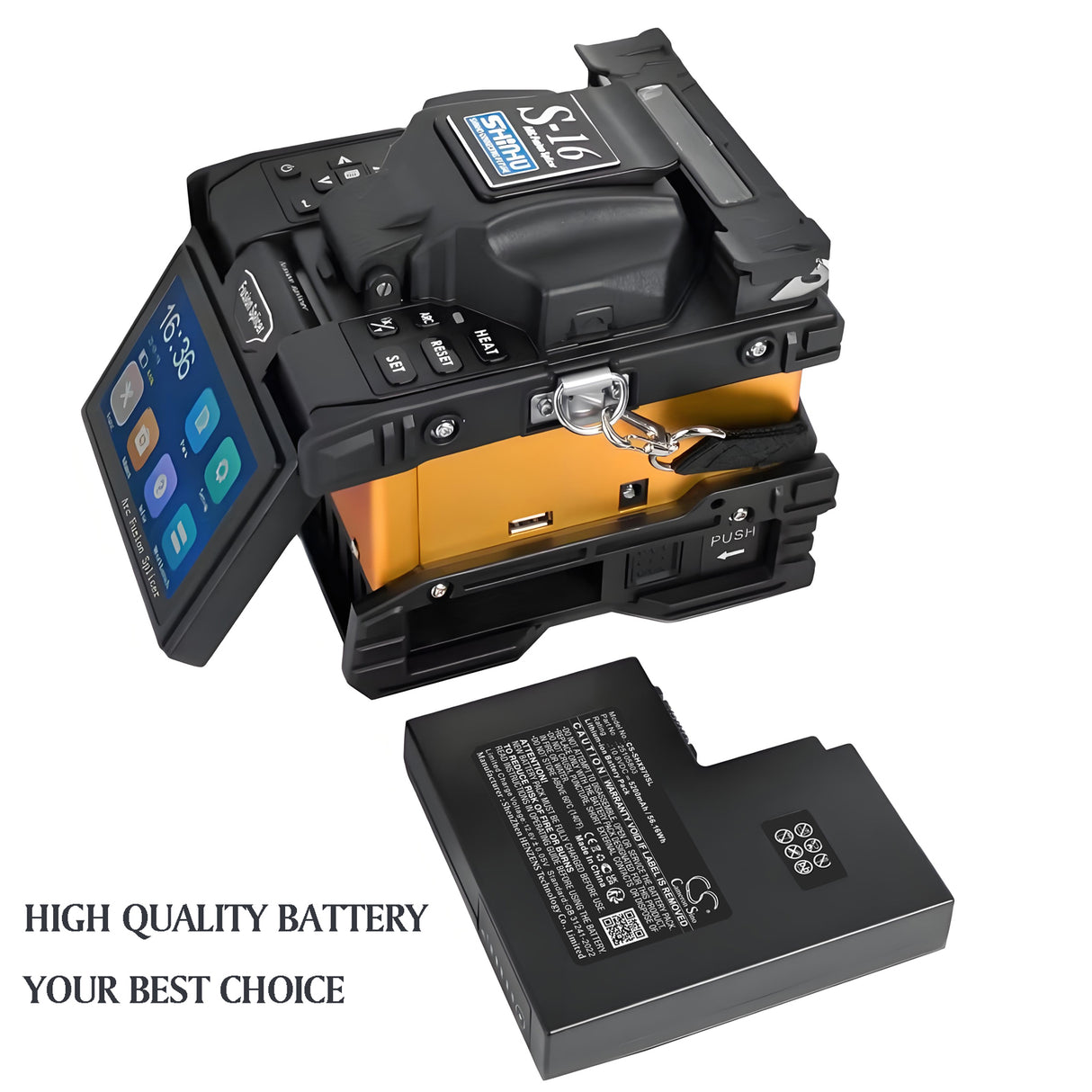 10.8V, Li-ion, 5200mAh, Equipment, Survey, Test battery fits Shinho, 25105803, S16 Fusion Splicer, X-11E Fusion Splicer, 56.16Wh Equipment, Survey, Test Cameron Sino Technology Limited