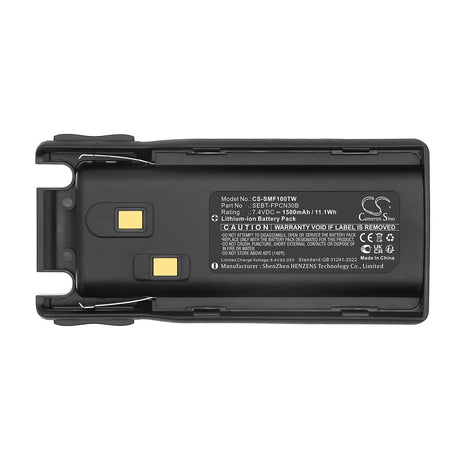 7.4V, Li-ion, 1500mAh, Two-Way Radio battery fits Samcom, SEBT-FPCN30B, FPCN10A, 11.1Wh Two-Way Radio Cameron Sino Technology Limited