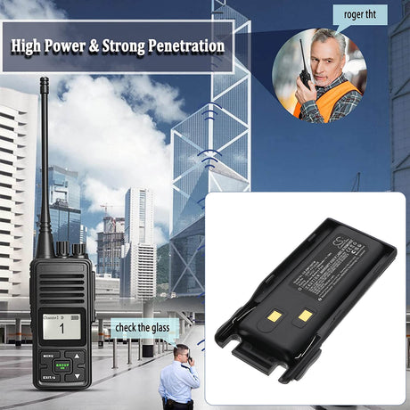 7.4V, Li-ion, 1500mAh, Two-Way Radio battery fits Samcom, SEBT-FPCN30B, FPCN10A, 11.1Wh Two-Way Radio Cameron Sino Technology Limited