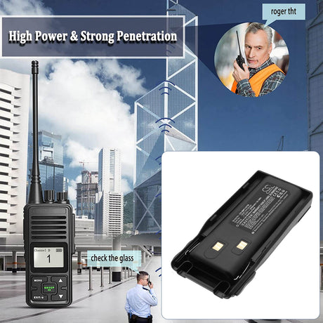 7.4V, Li-ion, 3000mAh, Two-Way Radio battery fits Samcom, SEBT-FPCN30A, FPCN10A, 22.2Wh Two-Way Radio Cameron Sino Technology Limited