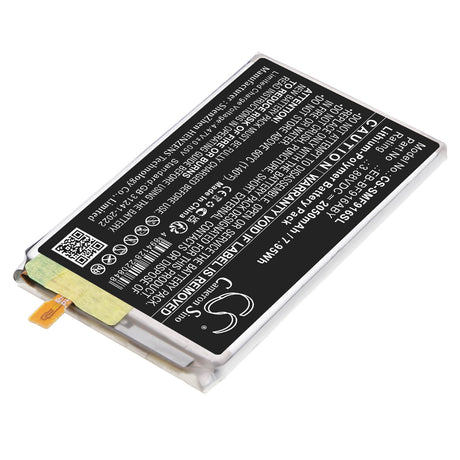 Principal Côté, 3,88V, Li-Polymer, 2050mAh, Mobile, Batterie de Smartphone convient à Samsung, EB-BF916ABY, Galaxy W21 5G, Galaxy Z Fold2, 7,95Wh Mobile, Smartphone Cameron Sino Technology Limited
