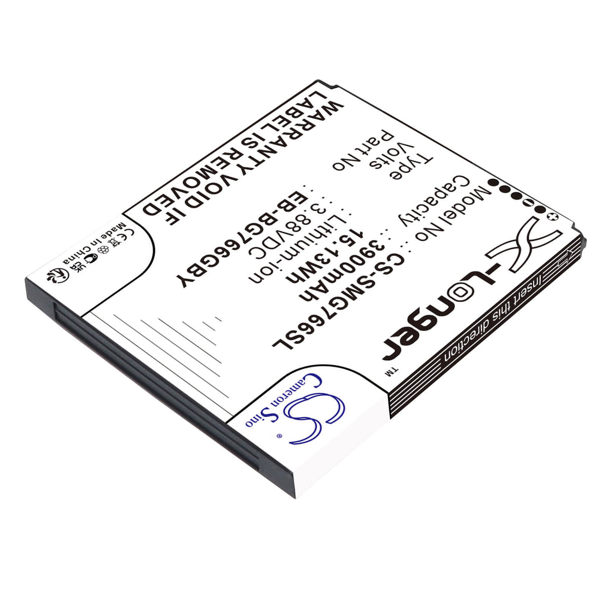 3.88V, Li-ion, 3900mAh, Mobile, SmartPhone battery fits Samsung, GH43-05270A, Galaxy XCover7 Pro, SM-G766B, 15.13Wh Mobile, SmartPhone Cameron Sino Technology Limited