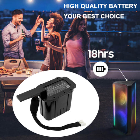 7.4V, Li-ion, 9800mAh, Speaker battery fits Samsung, AH81-15614A, MX-ST50B/XY, Sound Tower, 72.52Wh Speaker Cameron Sino Technology Limited