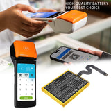 7.6V, Li-Polymer, 2400mAh, Payment Terminal battery fits Sunmi, QP1669, P2 Pro, 18.24Wh Payment Terminal Cameron Sino Technology Limited