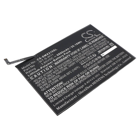 3.85V, Li-Polymer, 6800mAh, Tablet battery fits Samsung, Wt-s-w11, Galaxy Tab A9+ 5g 11, Sm-x210, 26.18Wh Tablet Cameron Sino Technology Limited