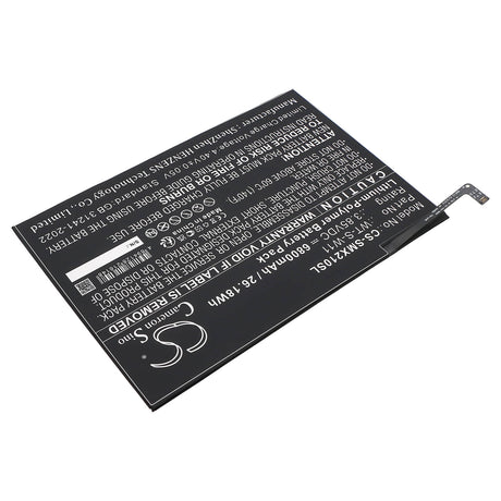3.85V, Li-Polymer, 6800mAh, Tablet battery fits Samsung, Wt-s-w11, Galaxy Tab A9+ 5g 11, Sm-x210, 26.18Wh Tablet Cameron Sino Technology Limited