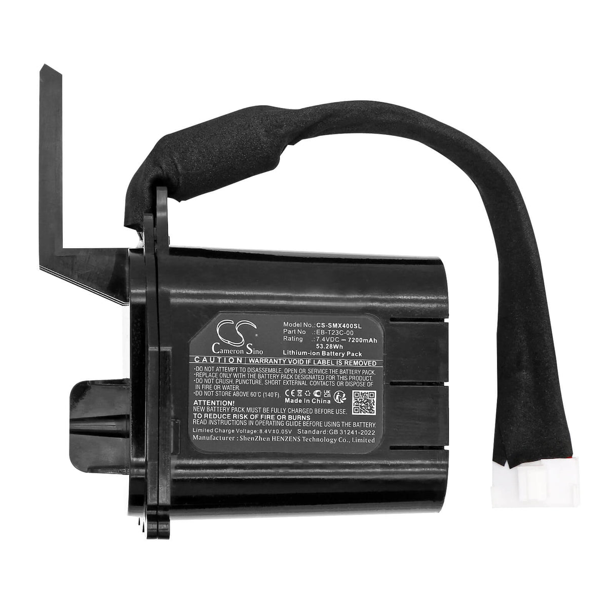 7.4V, Li-ion, 7200mAh, Speaker battery fits Samsung, AH81-15582A, MX-ST40B, MX-ST40B/XY, 53.28Wh Speaker Cameron Sino Technology Limited