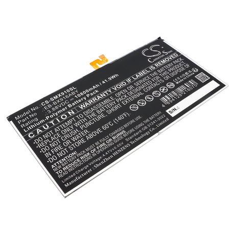 3.88V, Li-Polymer, 10500mAh, Tablet battery fits Samsung, Eb-bx906aby, Galaxy Tab S8 Ultra, Sm-x900, 40.74Wh Tablet Cameron Sino Technology Limited