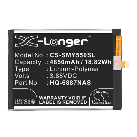 3,88V, Li-Polymer, 4850mAh, Mobile, batterie de SmartPhone compatible avec Samsung, GH81-25792A, Galaxy F55 5G, Galaxy M55 5G, 18,82Wh Mobile, SmartPhone Cameron Sino Technology Limited