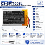 Spot X Battery Replacement 704476B B10 3400mAh 3.8V GPS, Navigator Cameron Sino Technology Limited